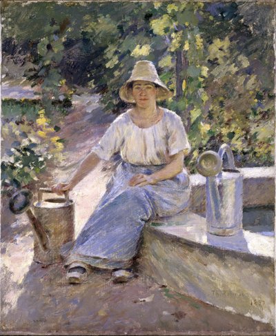 The Watering Pots, 1890 by Theodore Robinson